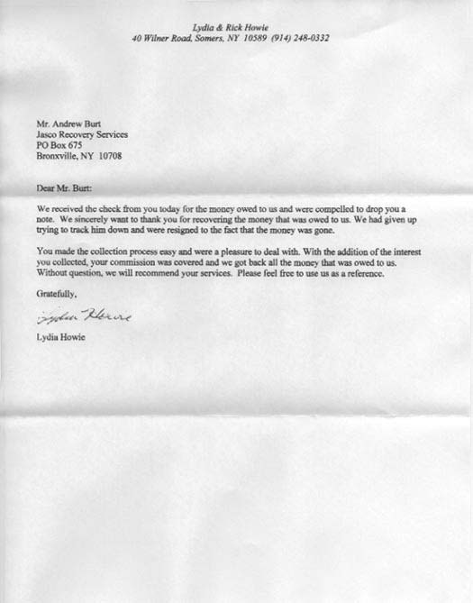 Testimonial 2 - Lydia &
									Rick
									Howie